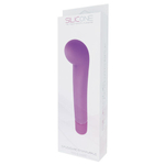 Фиолетовый вибростимулятор для G-точки G-PLEASURE STYM SILICONE - 12,5 см. (Цвет: фиолетовый)