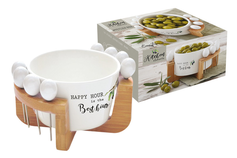 Набор для оливок Easy Life Kitchen Elements 10 предметов