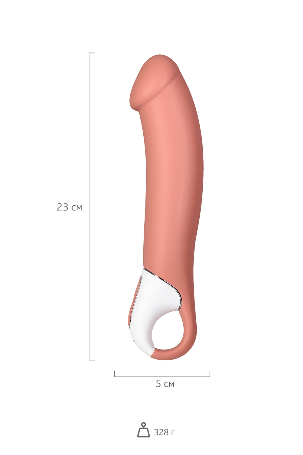 Вибратор Satisfyer Vibes Master силикон бежевый 23,5 см