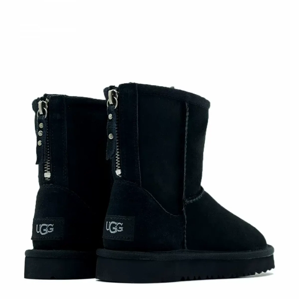 UGG Kids Classic Short Zip Black
