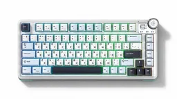 AULA AU75 White Blue Purple — студийное фото
