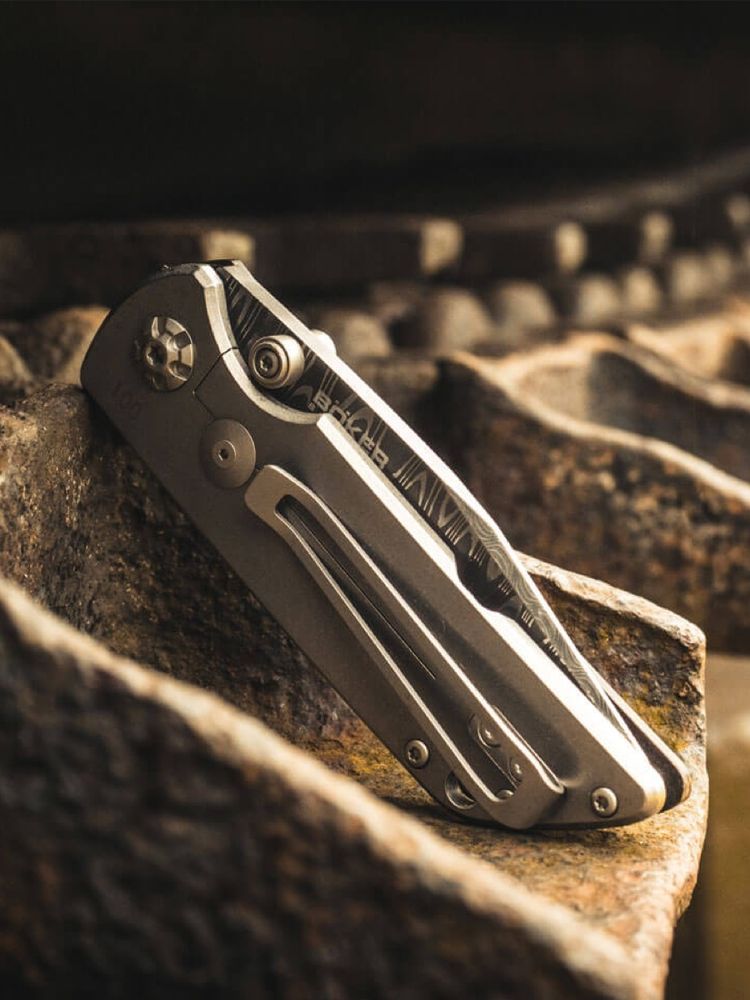 Нож Boker 110662DAM M4 Sherman-Damascus