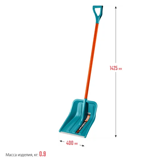 Снеговая лопата "GRINDA" FIBER-400 PROLine 400 мм 39941