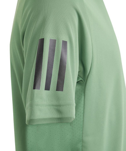 Футболка для мальчика теннисная Adidas B Club 3 Stripes Tennis Shirt - preloved gree