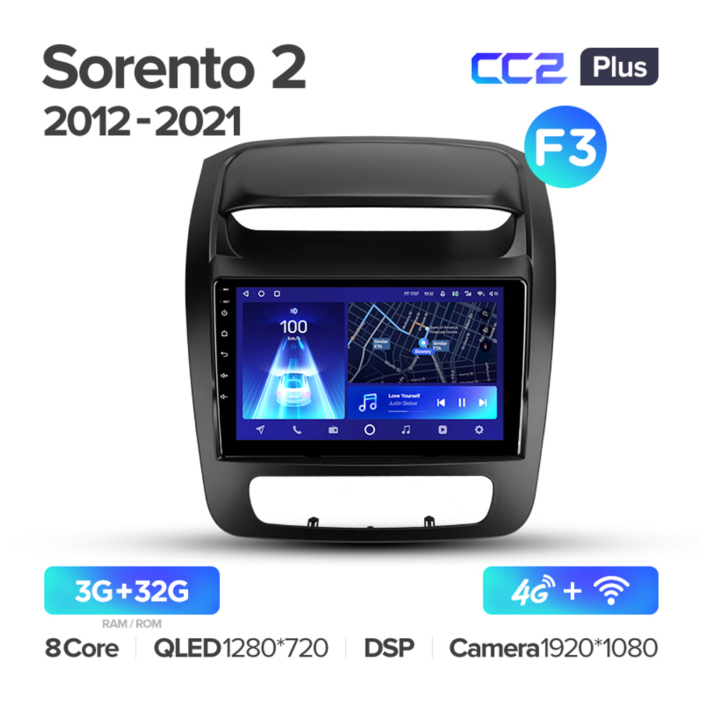 Teyes CC2 Plus 9"для KIA Sorento 2 2012-2022