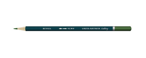 Карандаш акварельный художественный заточенный, 6 шт, 615 Зеленый темный (Green deep), Vista-Artista Gallery VGWP
