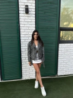 Косуха куртка кожаная oversize