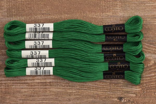 Мулине Lecien Cosmo, цв. 0337 / 6 мот. по 8 метров, в 6 сложений