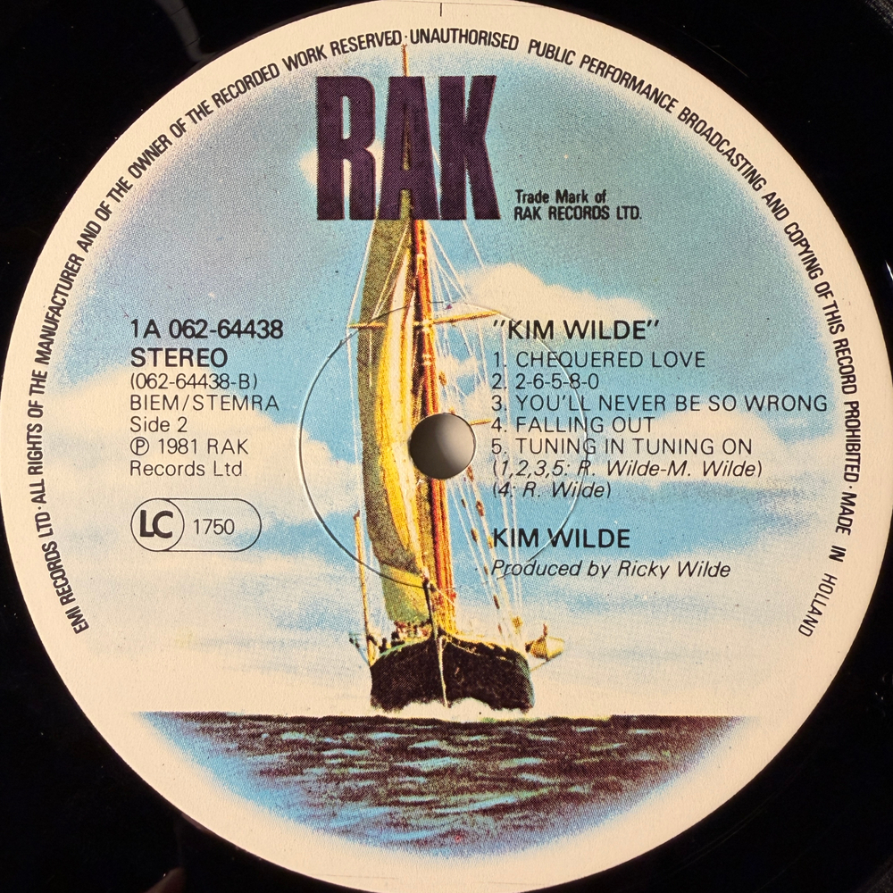 Kim Wilde (Голландия 1981г.)