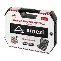 Набор инструментов 94 пр. 1/4"DR, 1/2"DR ARNEZI R0900094