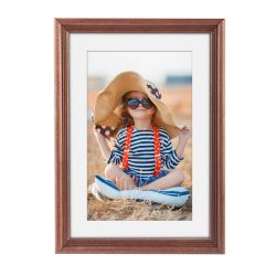 Фоторамка Image Art С20 30х40 деревянная из сосны, цвет махагон, вставка-прозрачный пластик | Image Art