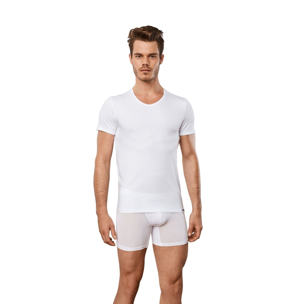 Набор из 2 мужских футболок Doreanse Cotton Stretch (Размер: XL) (Цвет: черный)