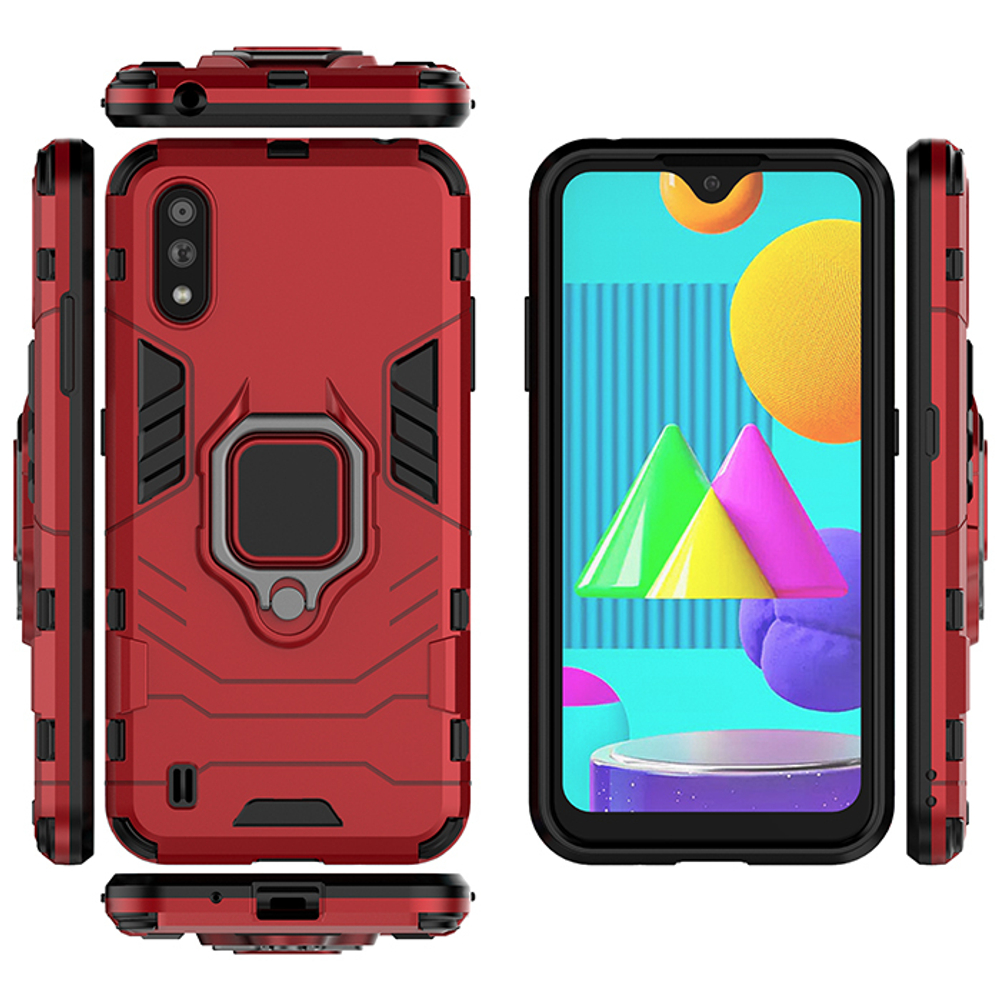 Противоударный чехол с кольцом Panther Case для Samsung Galaxy M01