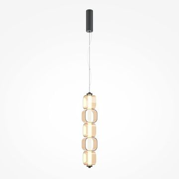 Подвесной светильник 13W 3000K MOD381PL-L30B3K янтарный/черный Ritmo Maytoni