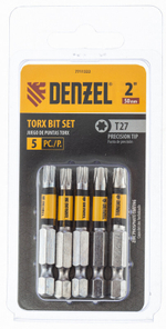 Бита T27x50, 5 шт. Denzel