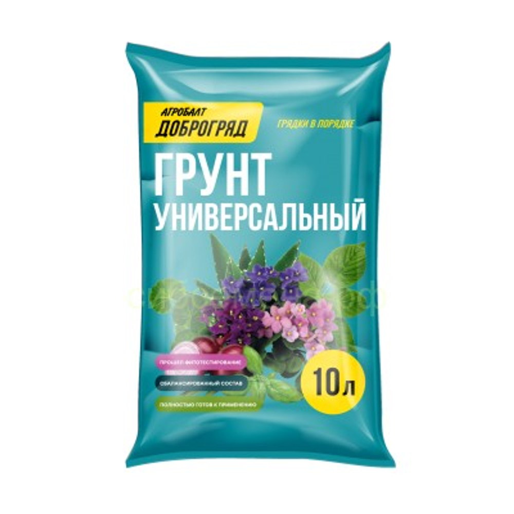 Грунт Доброгряд универсальный 10л (5шт) - купить в розницу