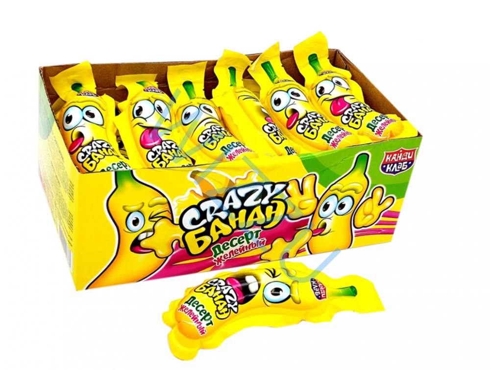 Десет желейный Crazy Банан, 60 г
