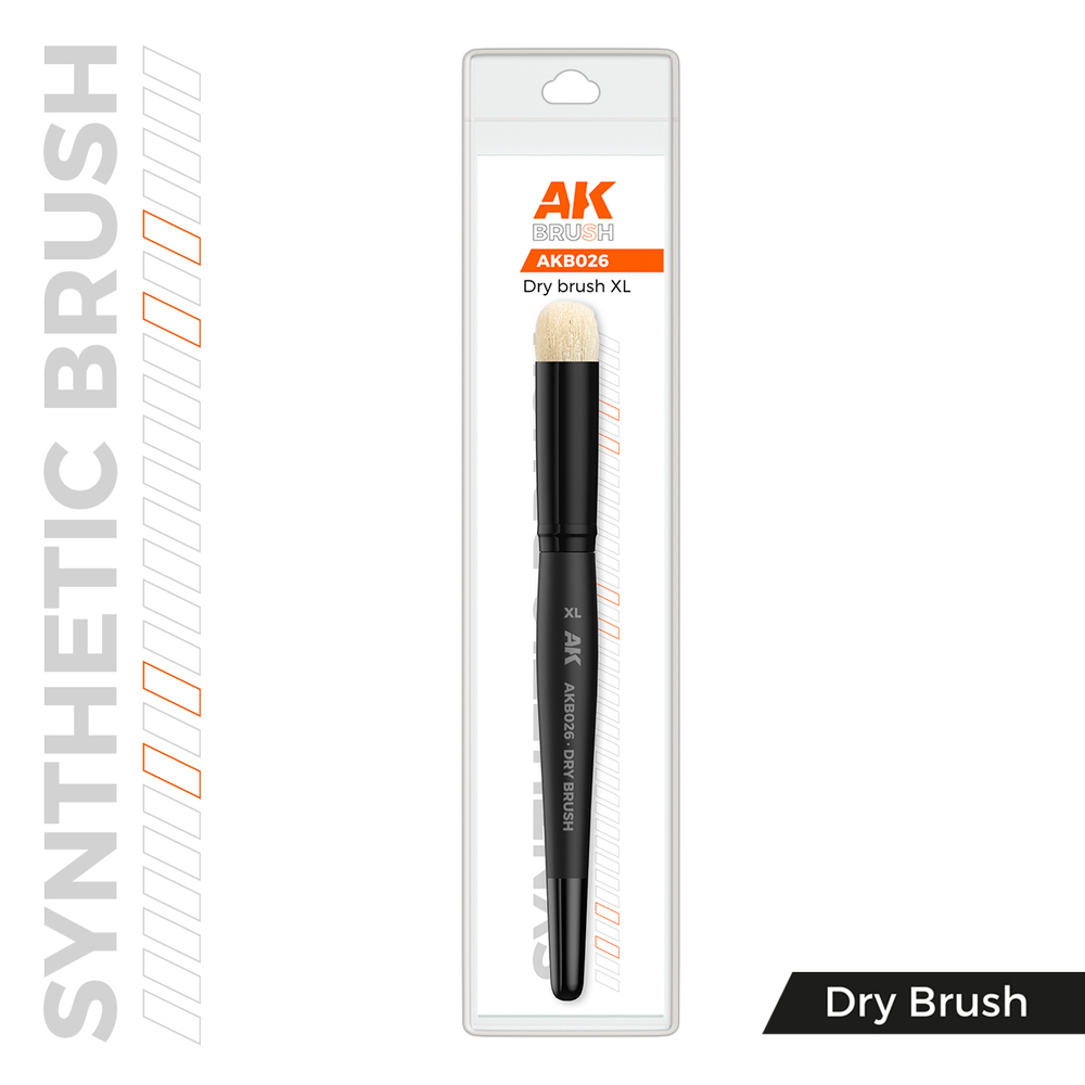 Кисточка AK Interactive Synthetic Dry Brush XL