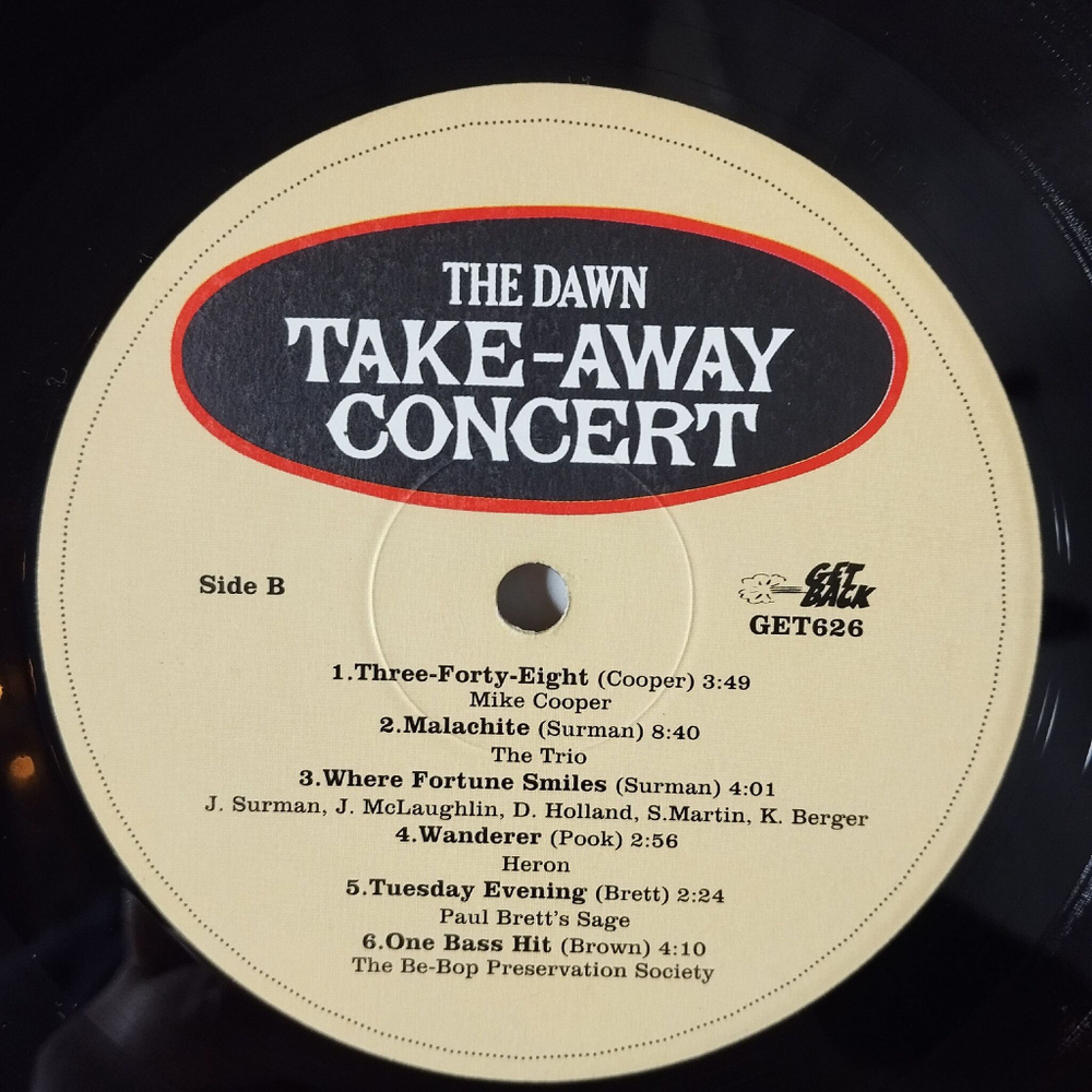 Винтажная виниловая пластинка LP Сборник The Dawn Take Away Concert (Italy 2003)