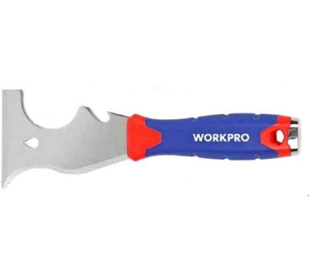Шпатель - скребок WORKPRO 8в1, 72 мм WP321016