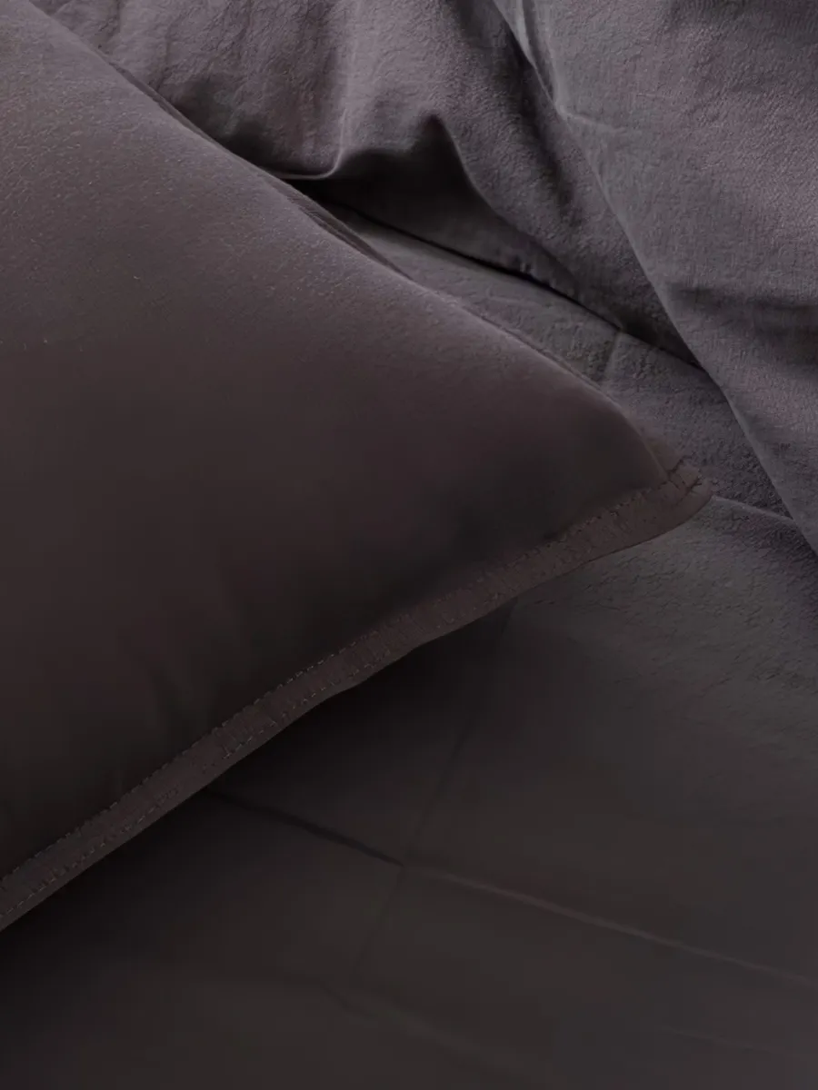 КПБ MAJOLİ Stonewashed SOLİD 1,5-сп. под. 160*220, прост. 160*240, нав. 50*70-1шт. Вар. Хлоп. — фото 8