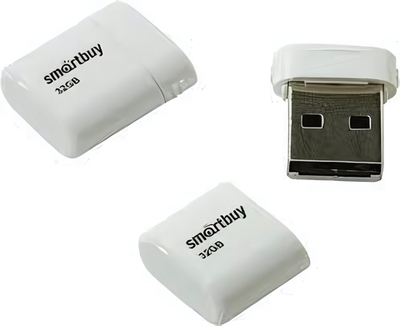 Флеш-накопитель 32 Gb Smartbuy Lara White