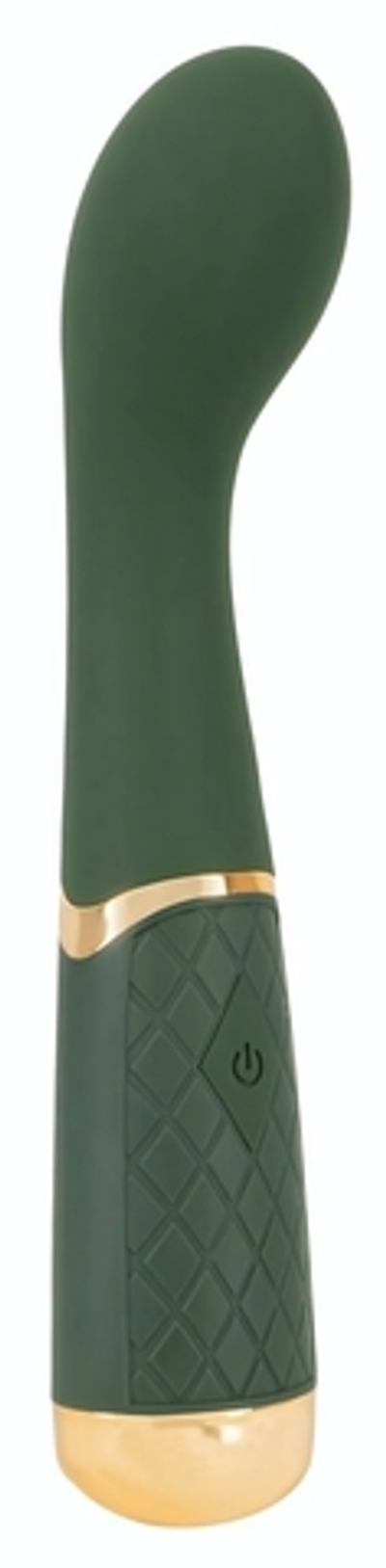 Зеленый стимулятор точки G Luxurious G-Spot Massager - 19,5 см. (Цвет: зеленый)