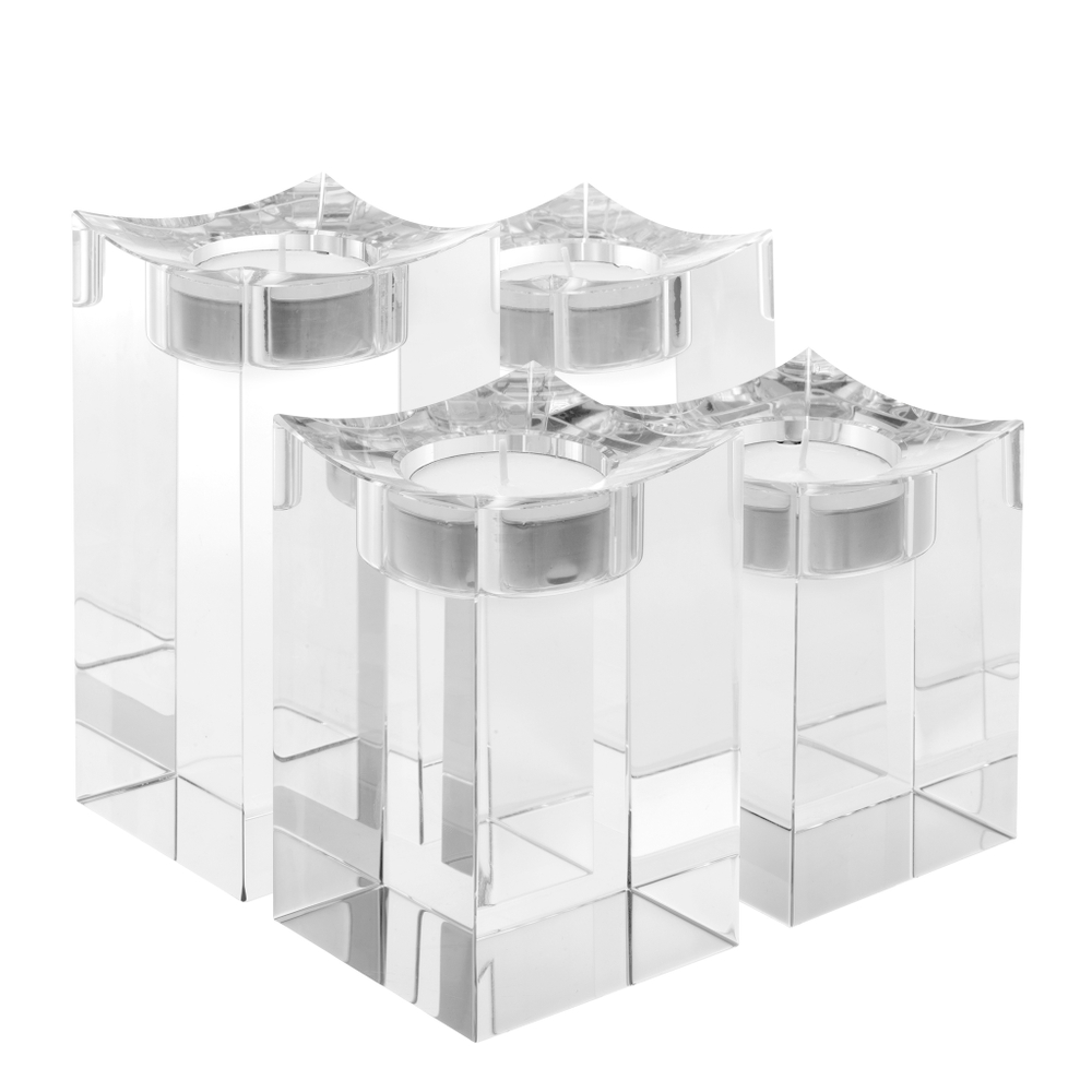 Подсвечник Tealight Holder Giancarlo L set of 4 арт.116516