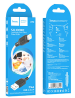 Кабель HOCO X90 USB-Lightning 2.4А 1м Silicone White