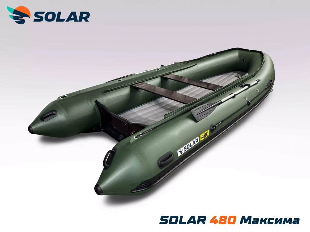 Лодка надувная моторная solar-480 к