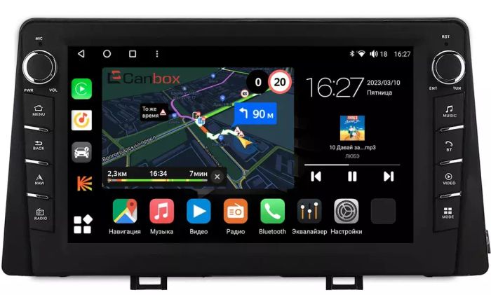 Магнитола для KIA Picanto 2017-2023 - Canbox 9-067 Android 10, Быстрая, CarPlay, 4G SIM-слот
