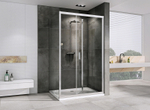 Душевой уголок Abber Sonnenstrand 120x80 AG07120-S80 профиль Хром стекло прозрачное