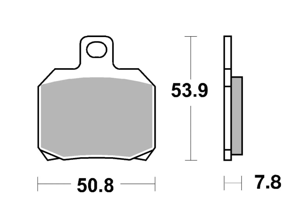 Brembo Колодки тормозные задние Ducati / Aprilia / Yamaha 07BB20SP (1 суппорт)