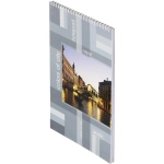 Блокнот Attache Colors of city А4 60 листов серый в клетку на спирали