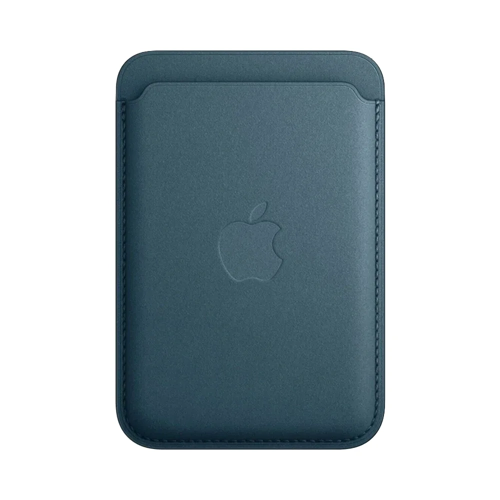 Тканевый чехол-бумажник с поддержкой MagSafe Apple FineWoven Wallet (2023), Pacific Blue (Тихоокеанский синий)