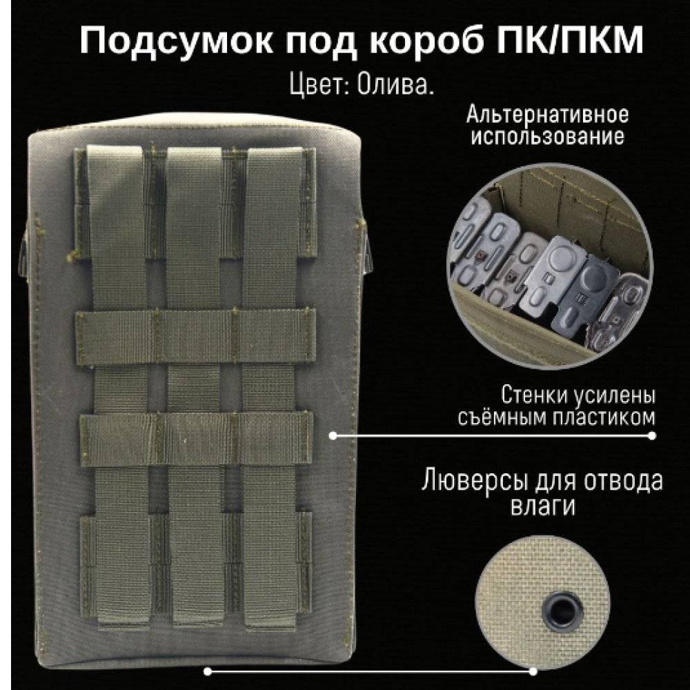 Тактический подсумок под короб 100 ПК/ПКМ, GIENA Tactics