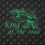 Ковры SCANIA 5 серии P (механика), (экокожа, черный, черный кант, зеленая вышивка)