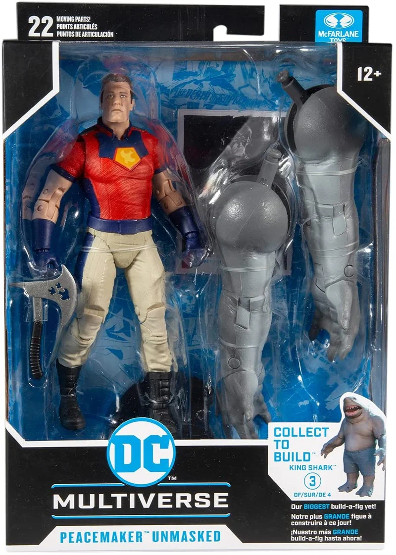 Фигурка McFarlane DC Multiverse Suicide Squad Peacemaker Unmasked 18см