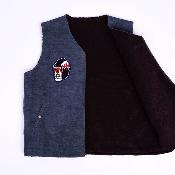 Жилет Canvas Alpaca with chain stitch - фото 5