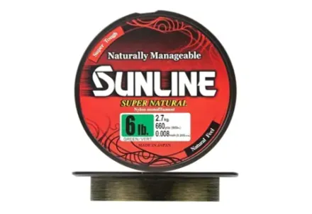 монолеска SUNLINE Super NATURAL 600m (clear) 8lb/#2