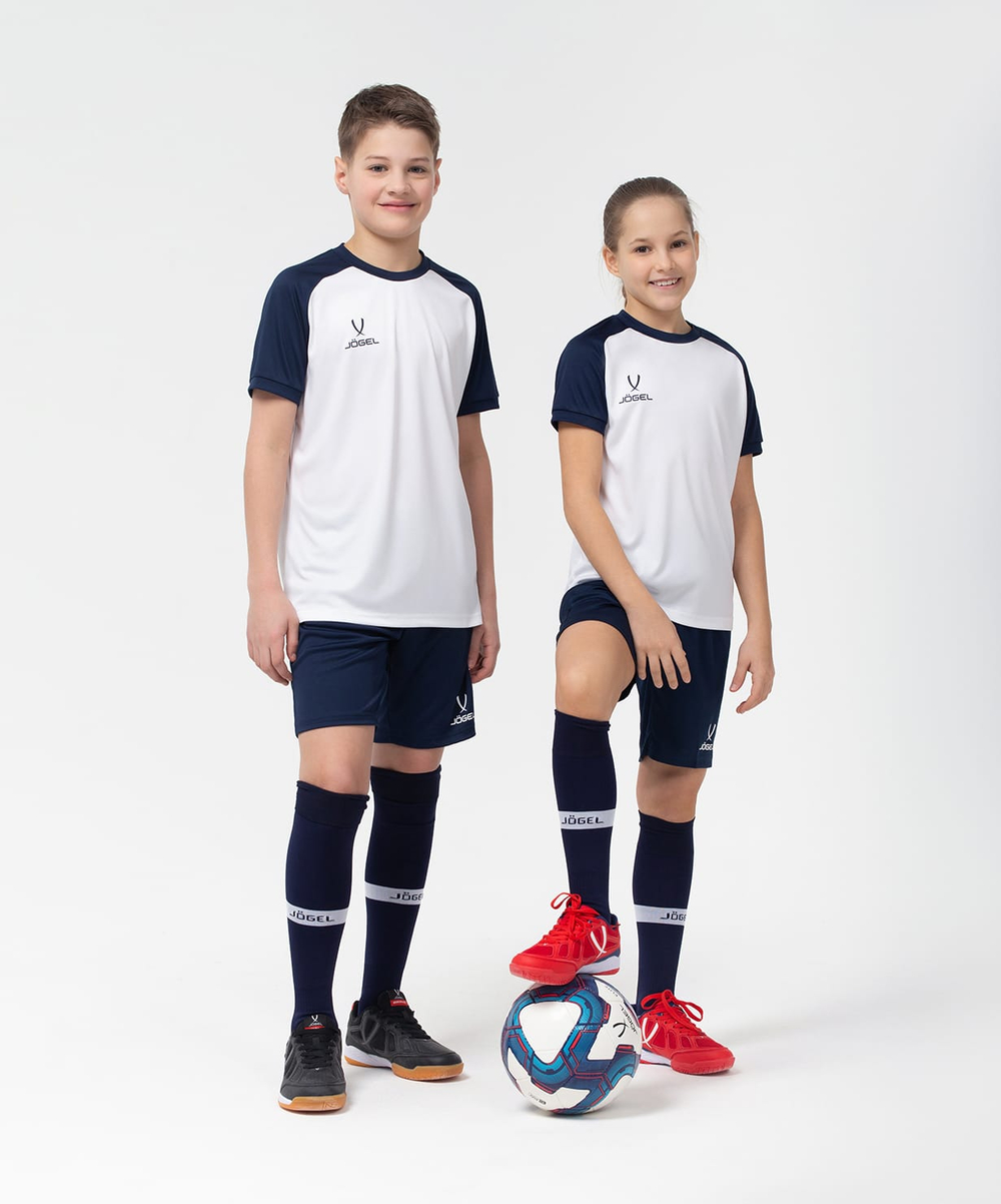 Футболка игровая CAMP Reglan Jersey, белый/темно-синий, детский