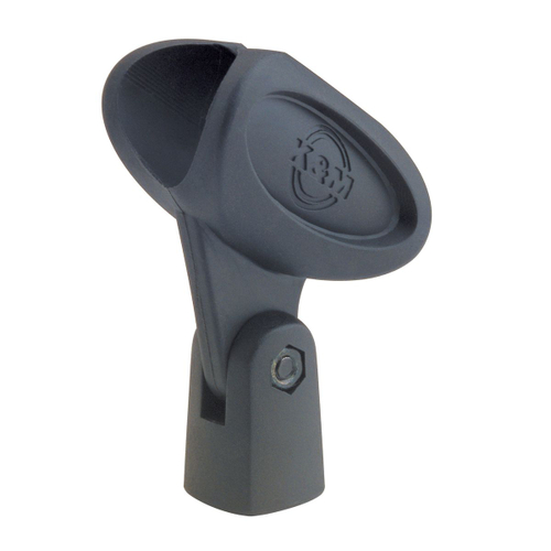 K&M 85055-000-55 эластичный держатель для микрофона 28-34 mm, чёрный