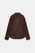 Искусственная замша, тонкий пиджак- ZARA