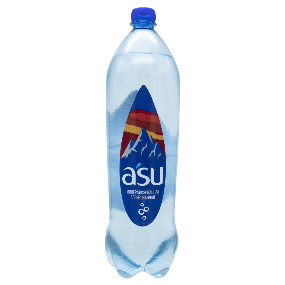 Минеральная вода Asu газированная 0,5 л