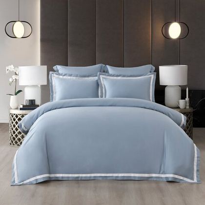 Постельное белье 2 спальное евро Luxe Dream El Blue T1043E
