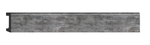 Плинтус напольный Decomaster D234-1632G 58х16х2400мм