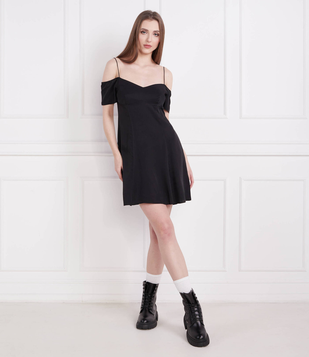 Платье OFF SHOULDER MINI CALVIN KLEIN JEANS - черный(J20J221073)
