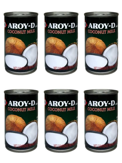 Молоко кокосовое Aroy-D 70% 18.5%, 165 мл, 6 шт