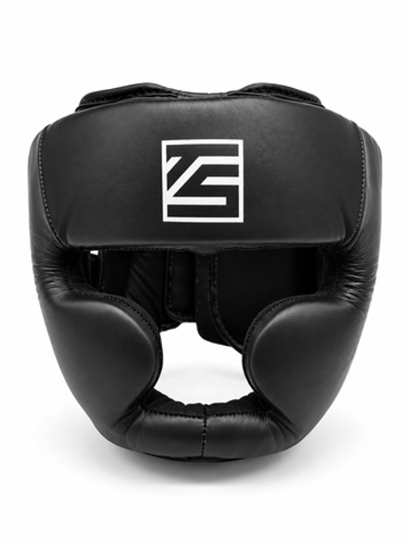 Шлем боксерский Tomorrow Star Phoenix Punch Leather черный