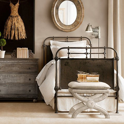 Табурет Restoration Hardware Магали США интерьер